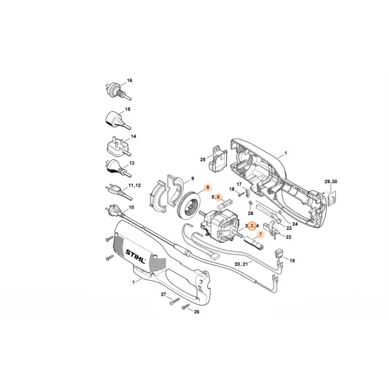 STIHL  Silnik elektryczny 120 V 6440 600 0210